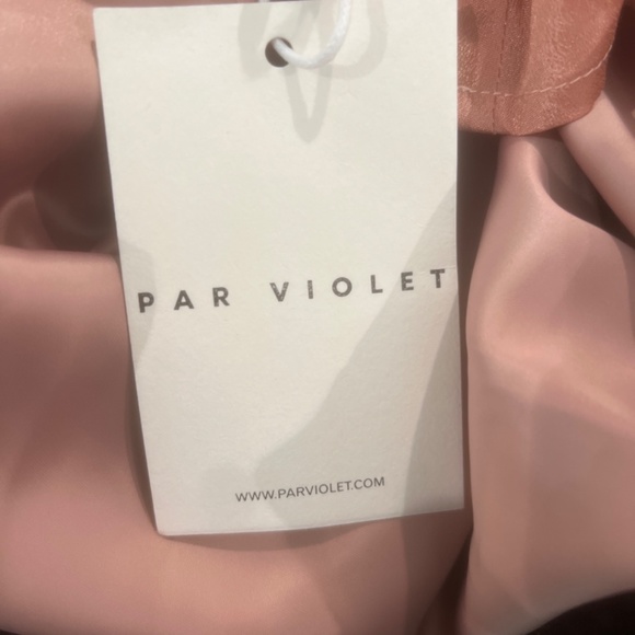 blush silk dress - Picture 4 of 4